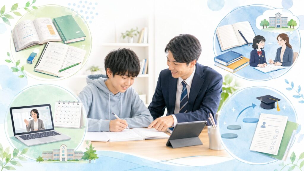 家庭教師のトライが不登校のお子さまに選ばれる6つの理由