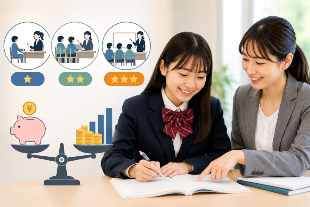 トライは高い？他の個別指導塾（明光義塾・東京個別など）と料金相場を徹底比較
