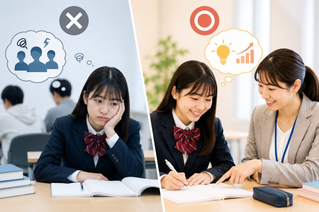 個別教室のトライでの高校受験が「向いている子」「向いていない子」