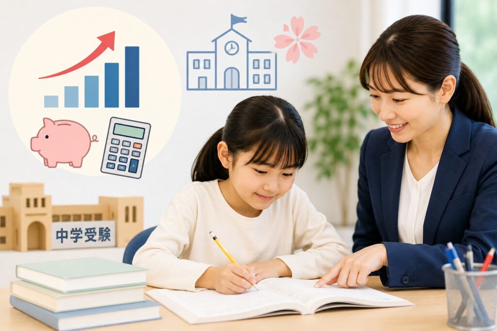 個別教室のトライ「小学生・中学受験」の月謝は高い?料金の目安