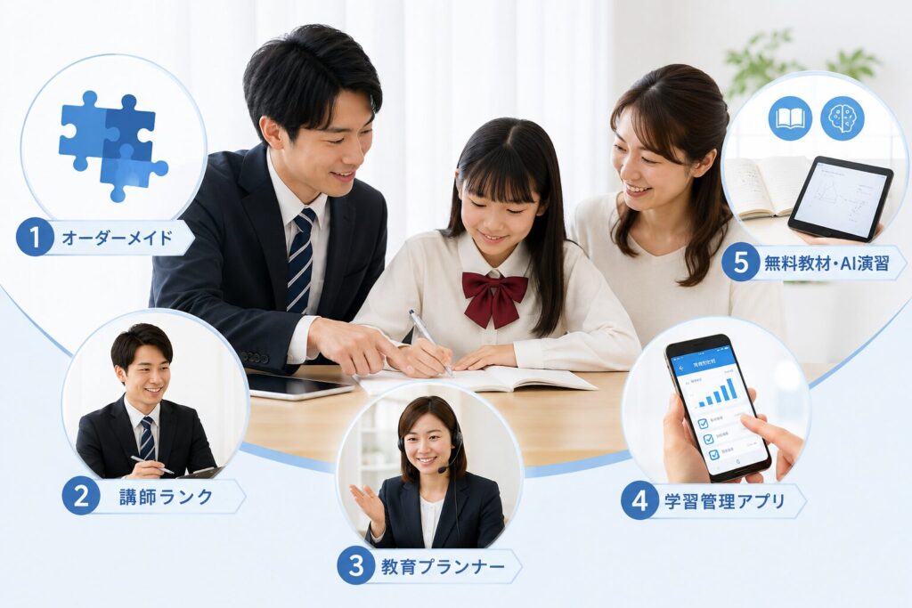 家庭教師のトライの料金が「納得の価値」として選ばれる5つの理由