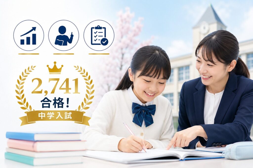 【結論】2026年度中学入試で2,741名合格!トライだけで中学受験は合格できる