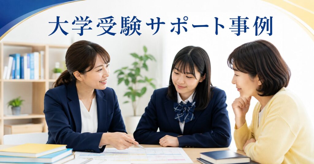 元教育プランナーが振り返る、実際にサポートした大学受験の事例