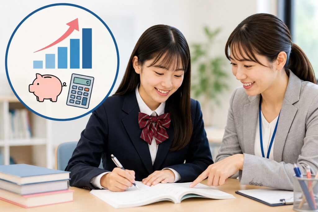 個別教室のトライ中学生・中3の月謝は高い？料金の目安