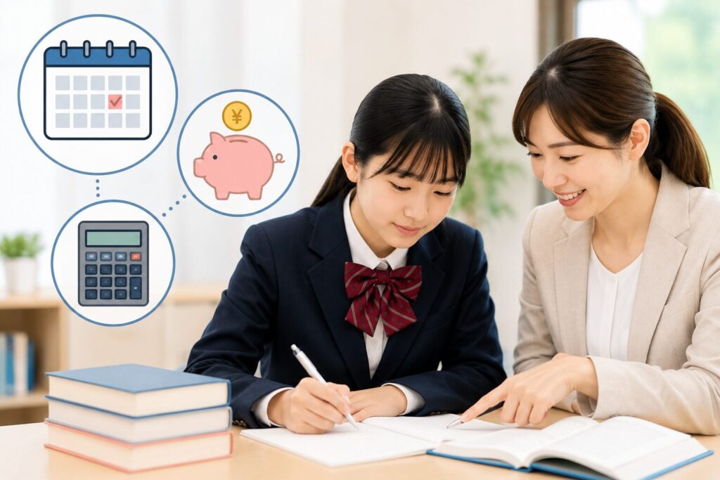 夏期講習・冬期講習は別料金？高校受験にかかる年間費用の目安を解説