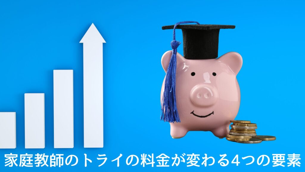 家庭教師のトライの料金が変わる4つの要素