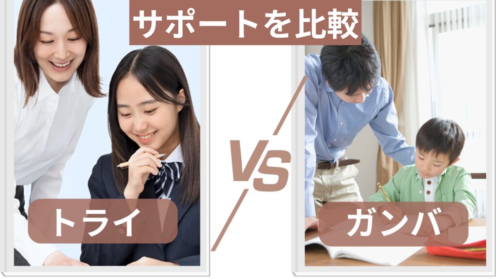 本部のサポート体制の比較