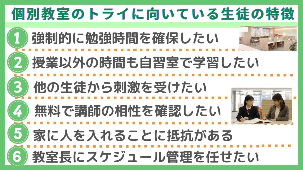 向いている生徒の特徴