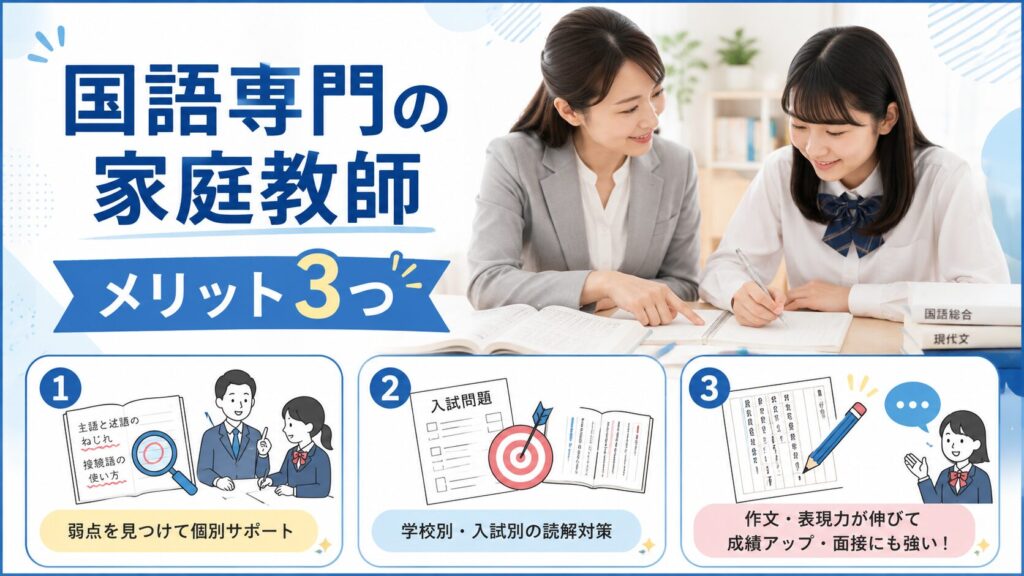 評論読解　入門編&実践編(国語) セット　オール5家庭教師 国語のおすすめ家庭教師5選｜「国語だけ」頼める専門サービスを元教育