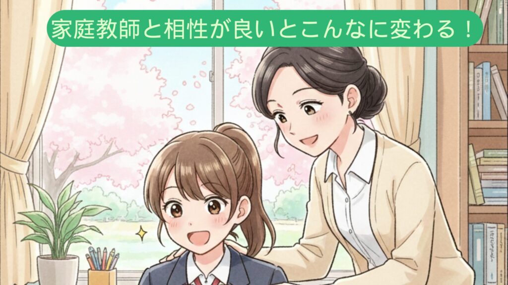 家庭教師と相性が良いとこんなに変わる！
