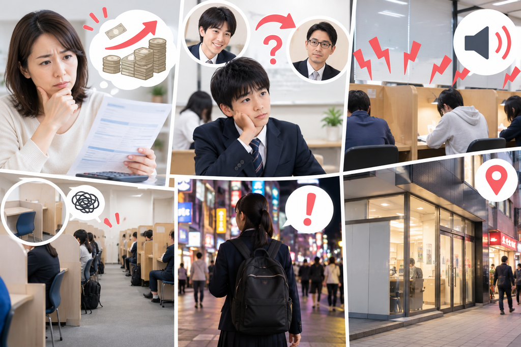 個別教室のトライ高田馬場駅前校のネガティブな口コミ