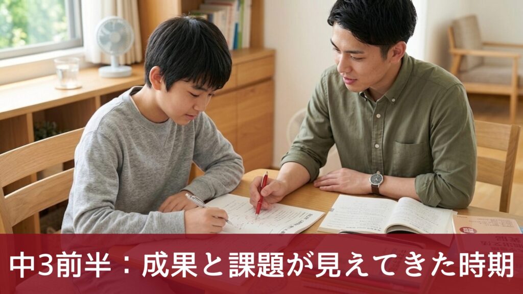 中3前半：成果と課題が見えてきた時期