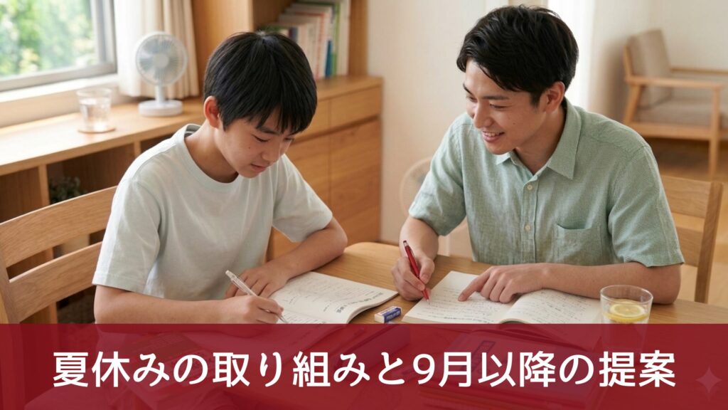 夏休みの取り組みと9月以降の提案