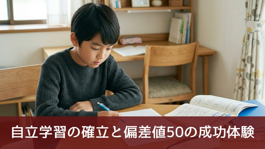自立学習の確立と偏差値50の成功体験