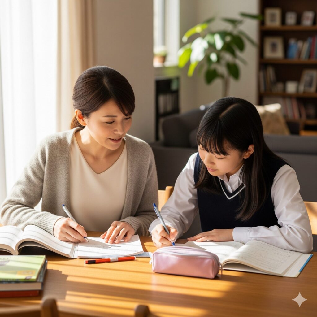 中学2年生と家庭教師