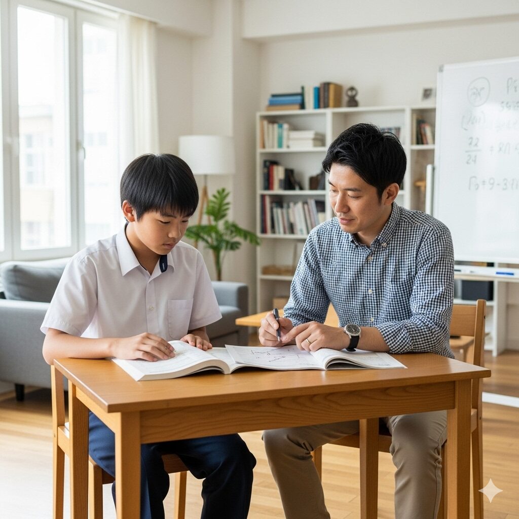 中学1年生と家庭教師