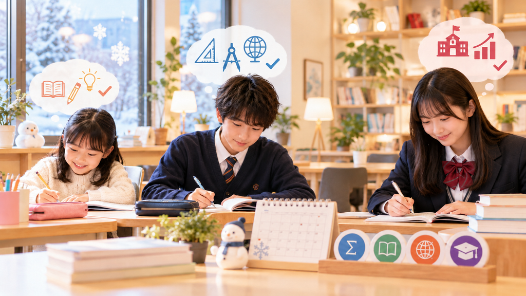 【学年別】冬期講習の内容とコース例