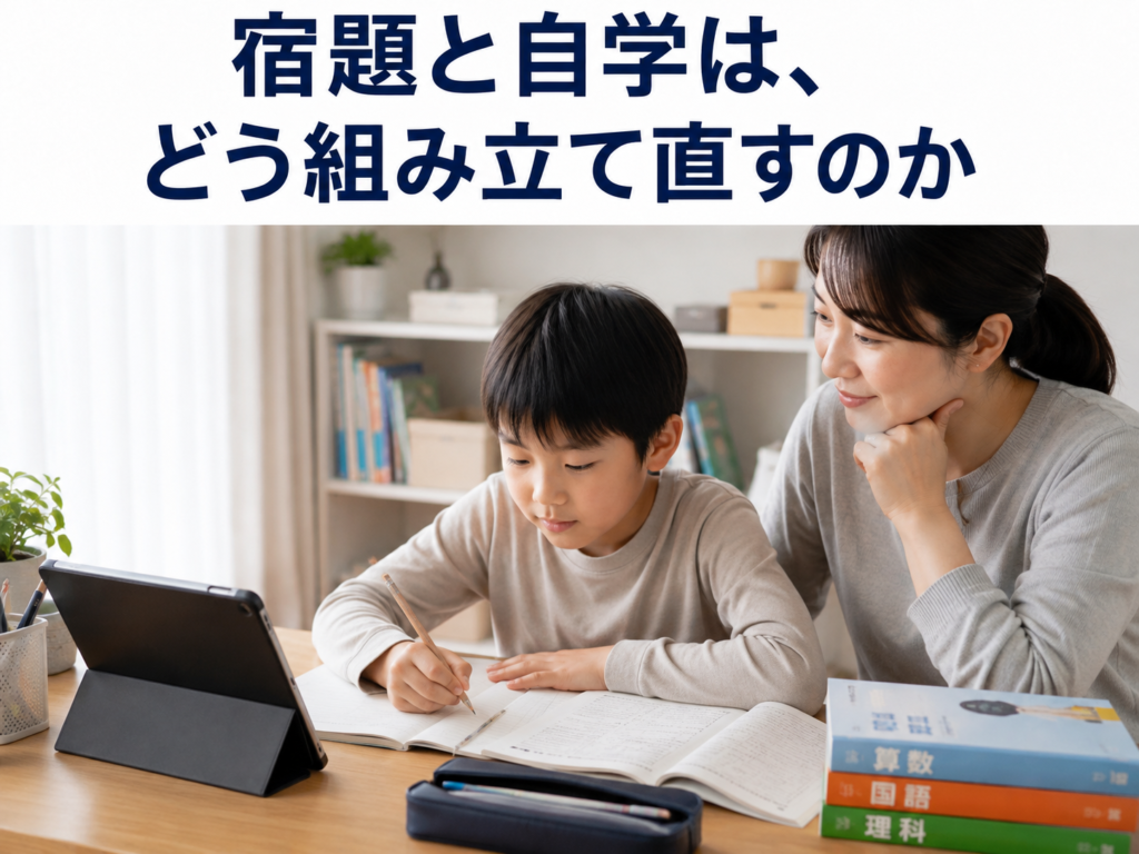 宿題と自学は、どう組み立て直すのか