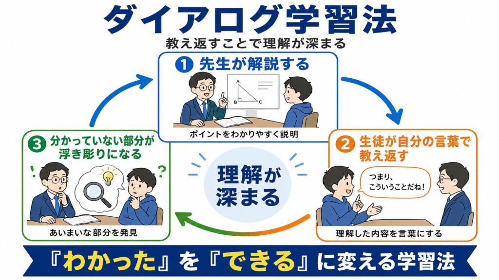 ダイアログ学習法の3ステップ