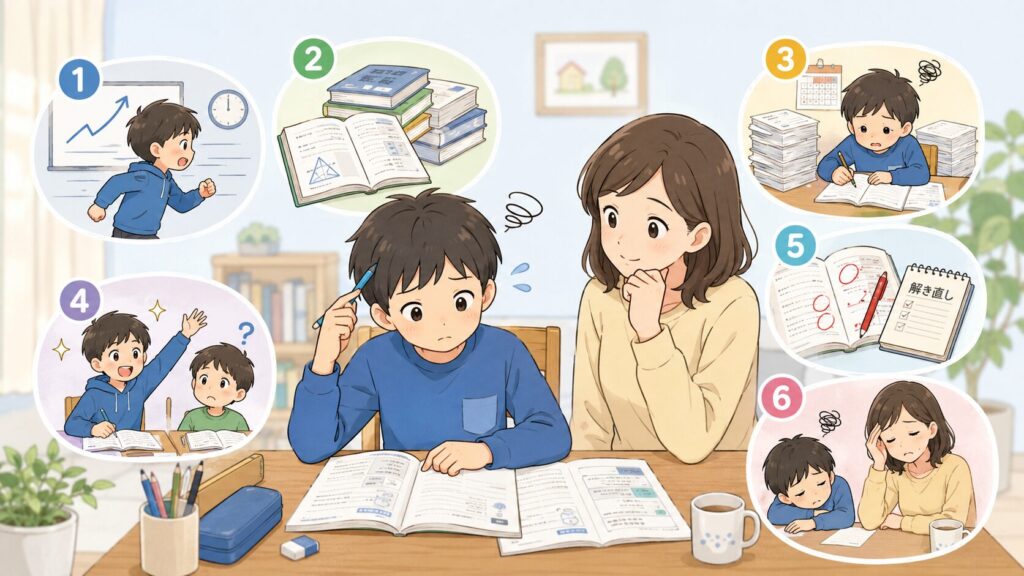 早稲田アカデミーについていけない6つの原因