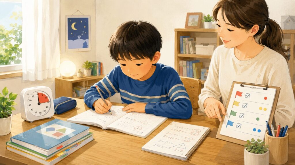 早稲田アカデミーの宿題が終わらないときに家庭でできる対策