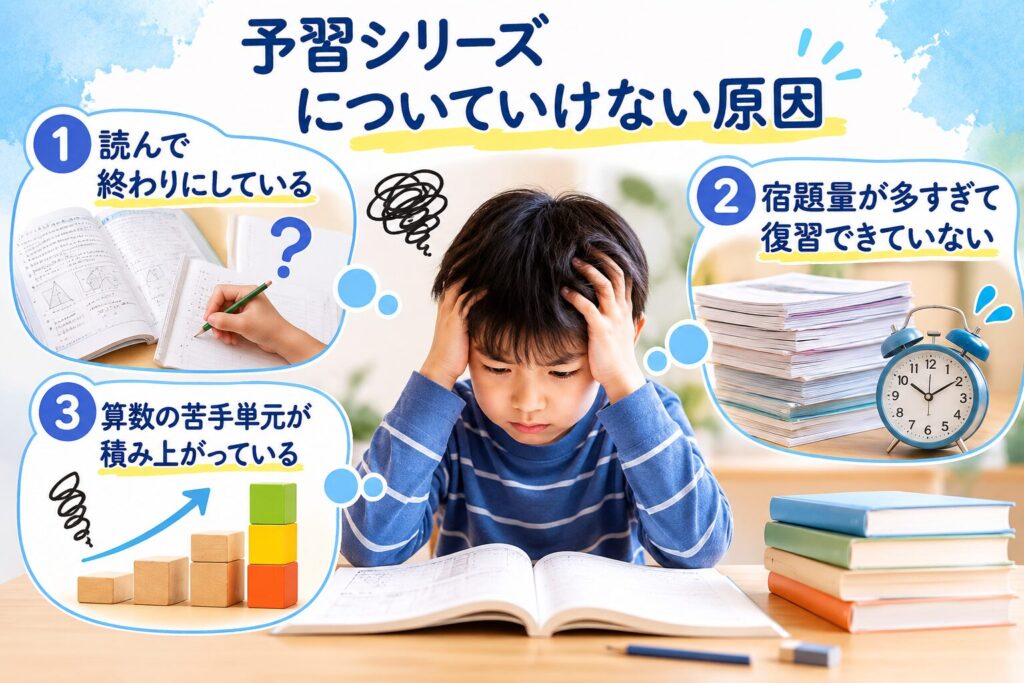 四谷大塚の予習シリーズについていけない原因