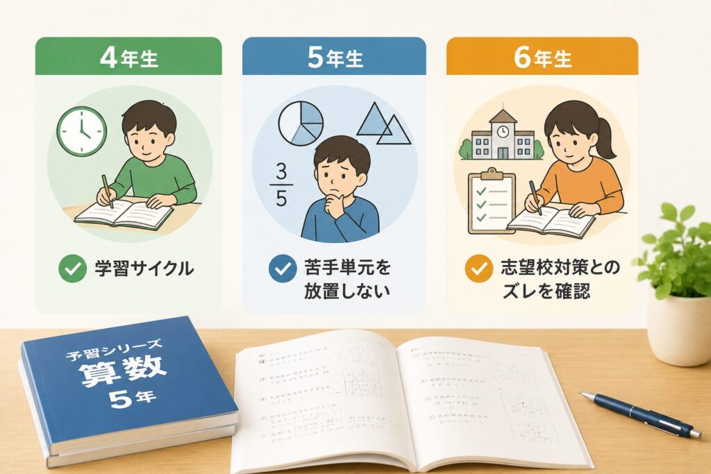 【学年別】四谷大塚で偏差値が上がらないときの改善法