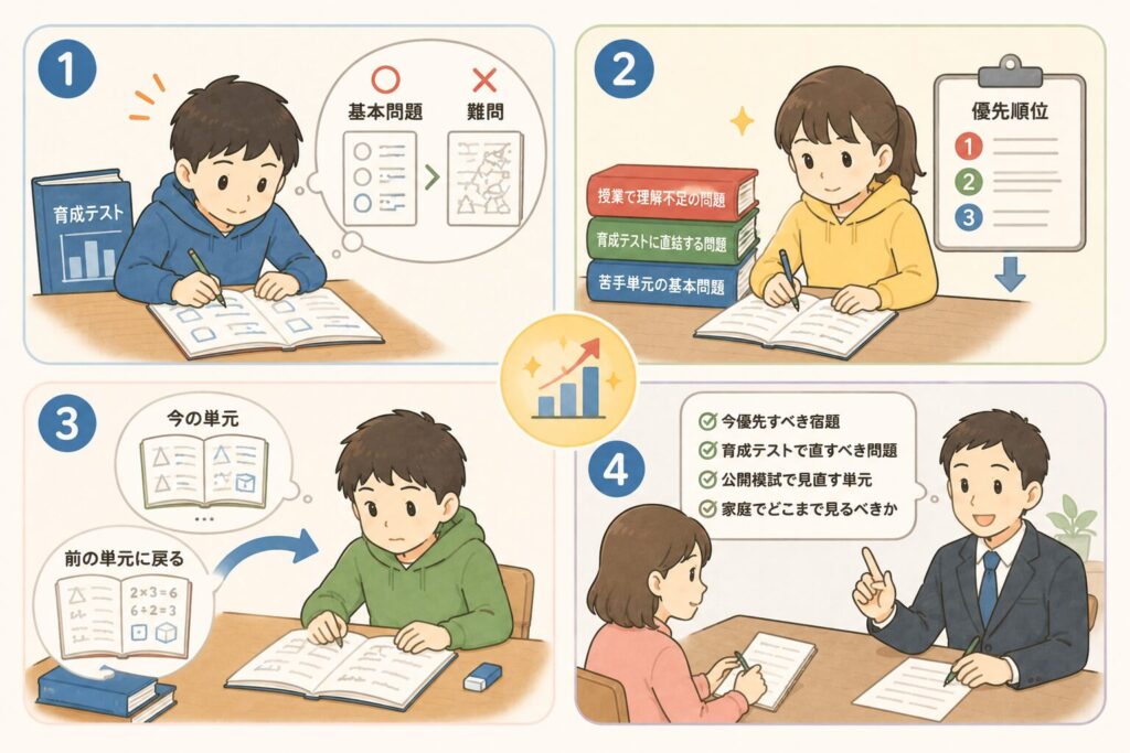クラス落ちから立て直す具体的な対策