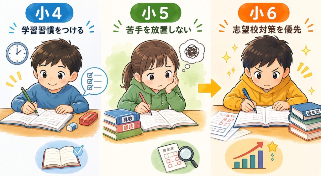 学年別|浜学園の宿題が終わらないときの対策