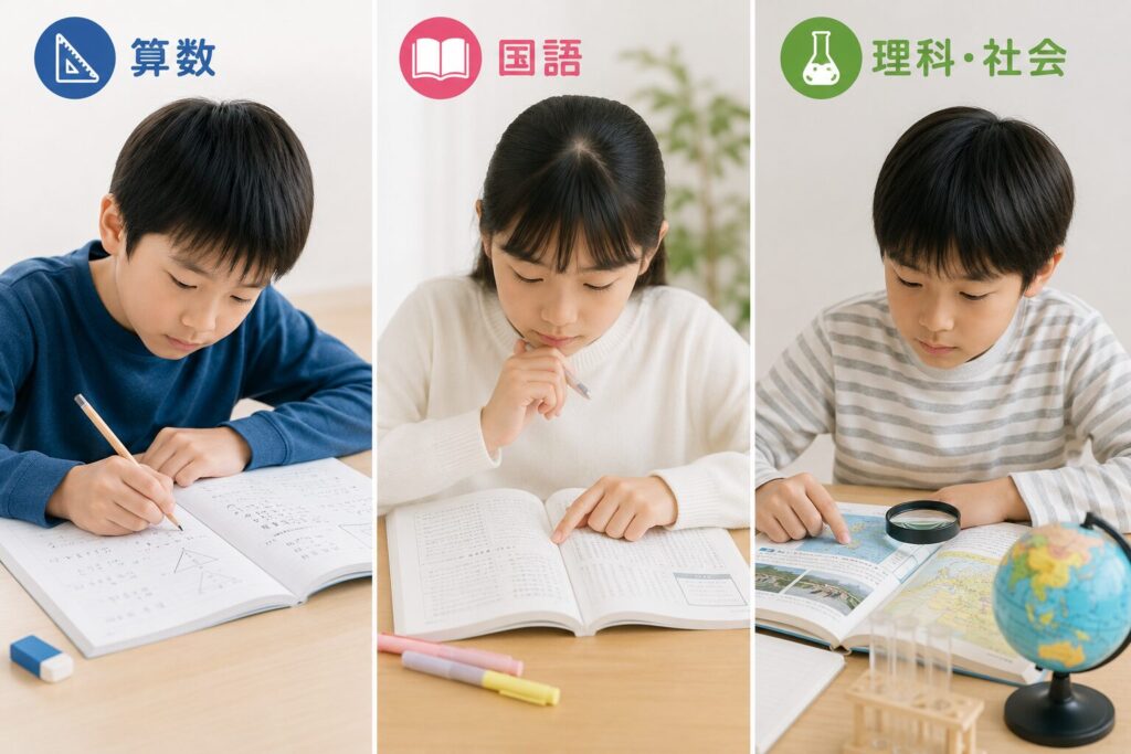科目別|浜学園の復習テストで点が取れないときの対策
