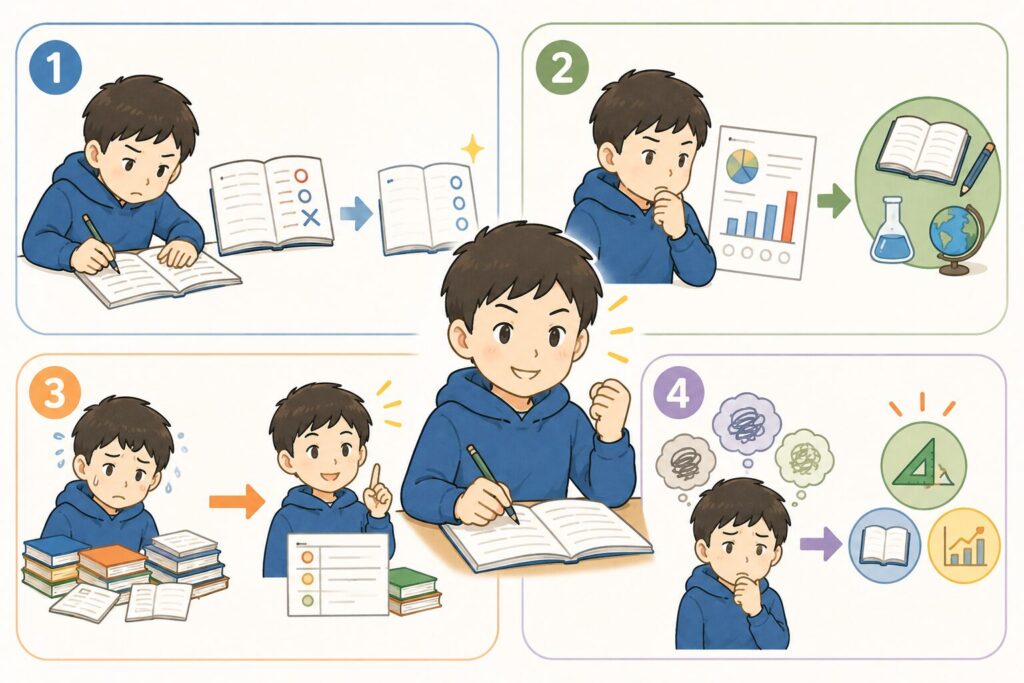 浜学園でクラス落ちから戻るための4つの対策