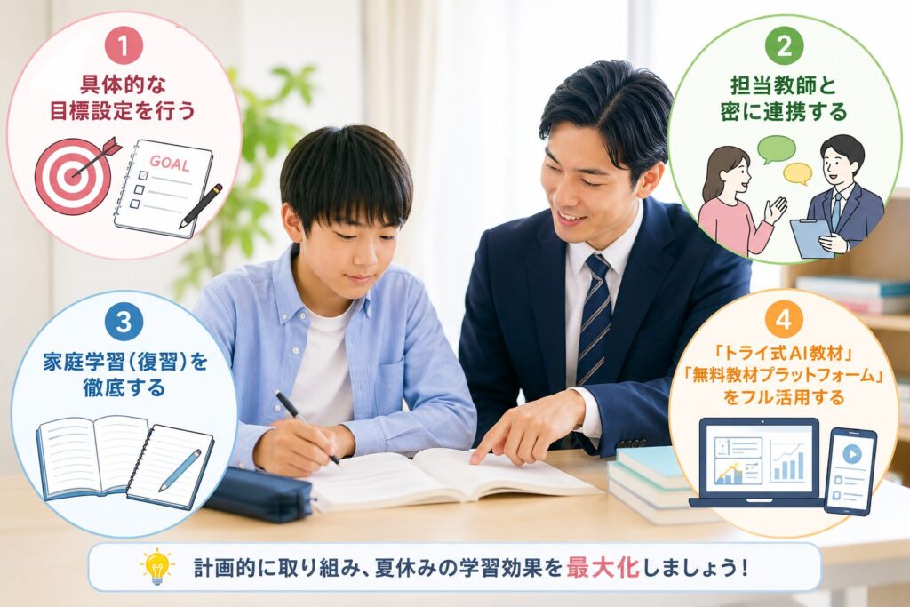 学習効果を最大化するための4つの活用ポイント