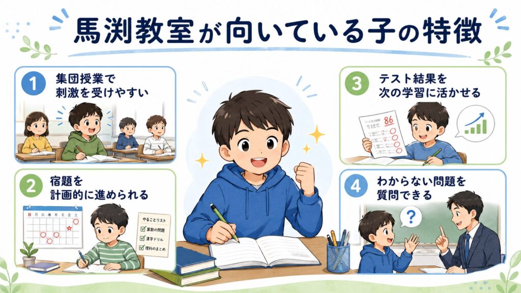馬渕教室が向いている子の特徴