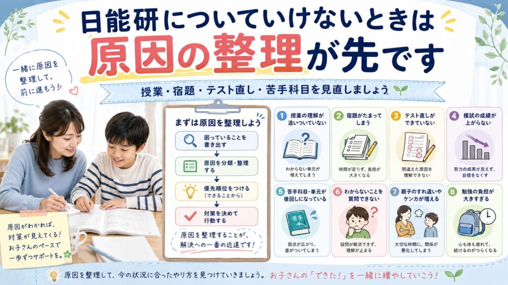 日能研についていけない原因
