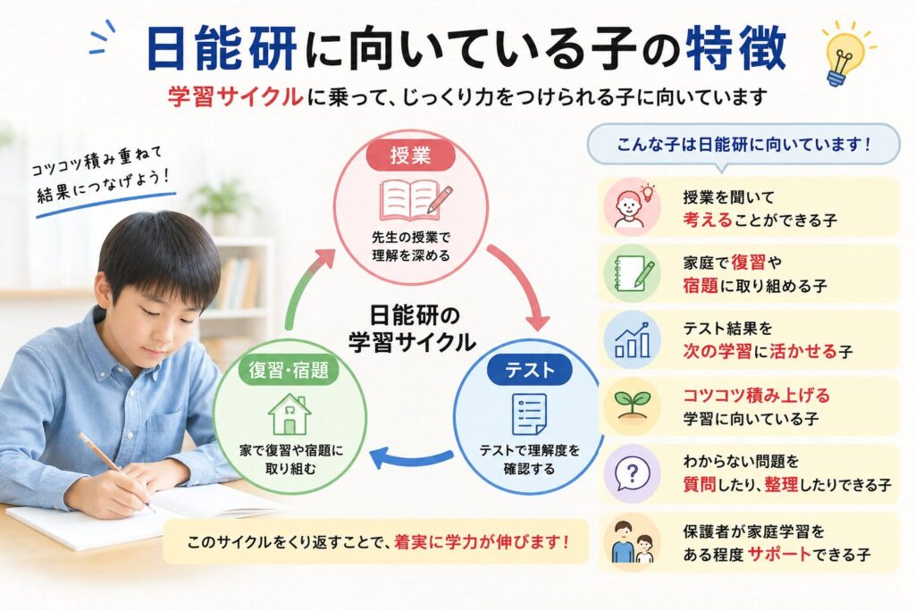 日能研に向いている子の特徴