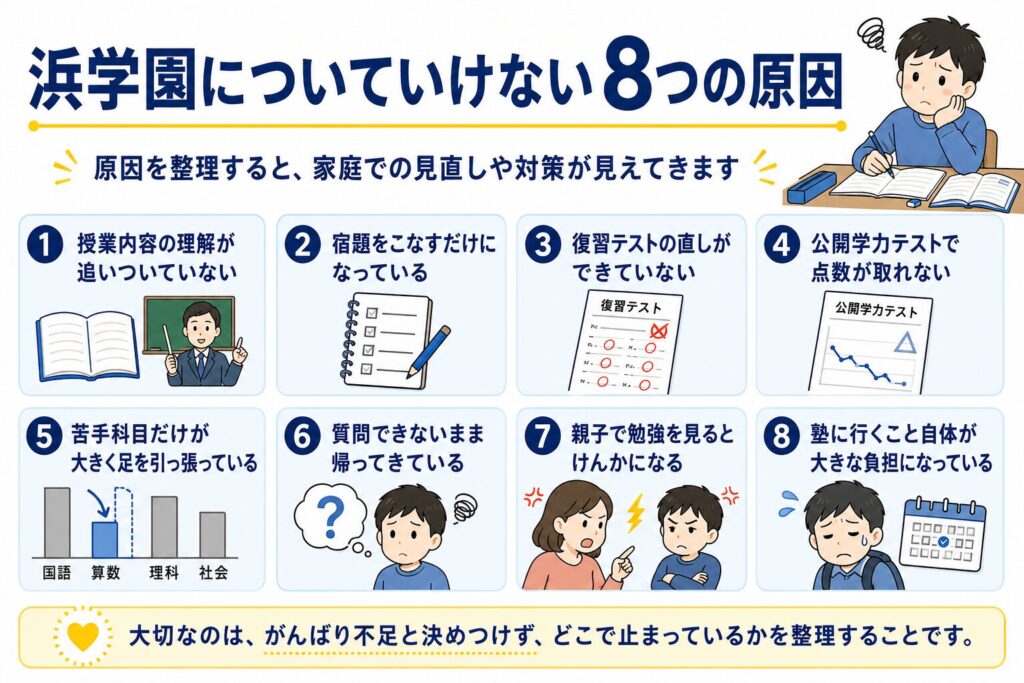 浜学園についていけない8つの原因