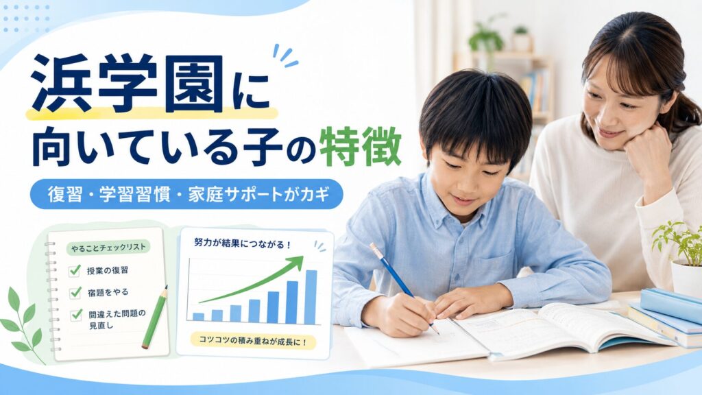 浜学園に向いている子の特徴