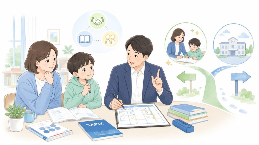 SAPIXと家庭教師を併用するときの注意点