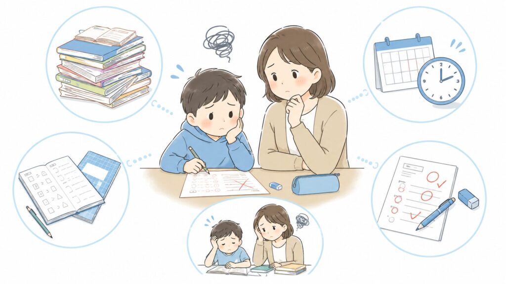 SAPIXのマンスリーテストで点が取れない5つの原因