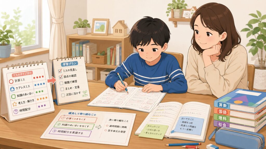 組分けテスト後に家庭でできる対策