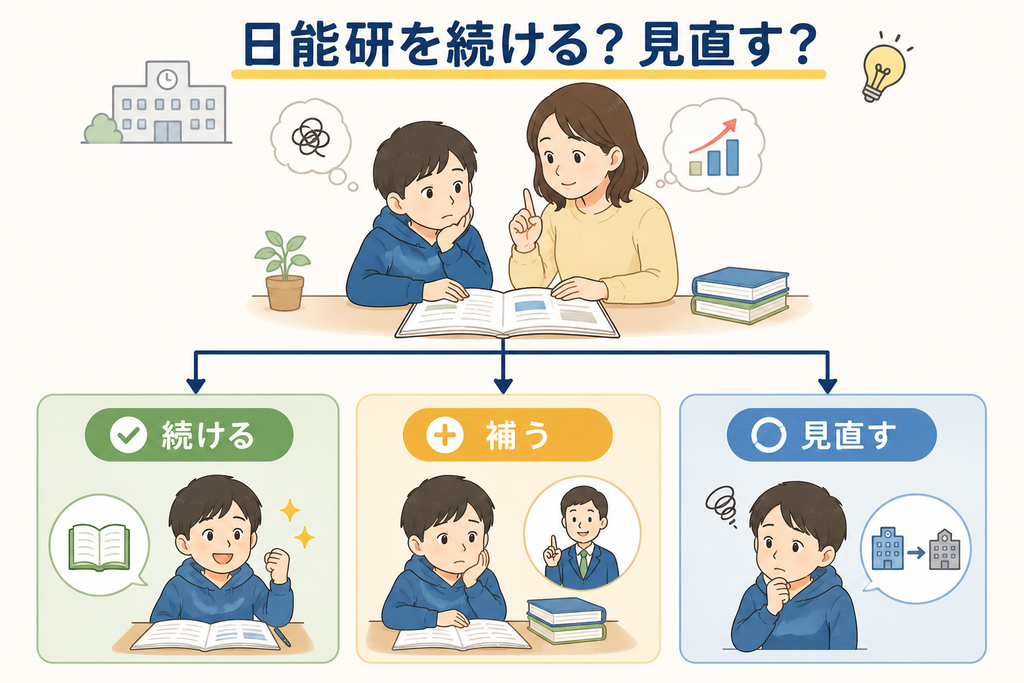 日能研が合っていないのか迷ったときの判断基準