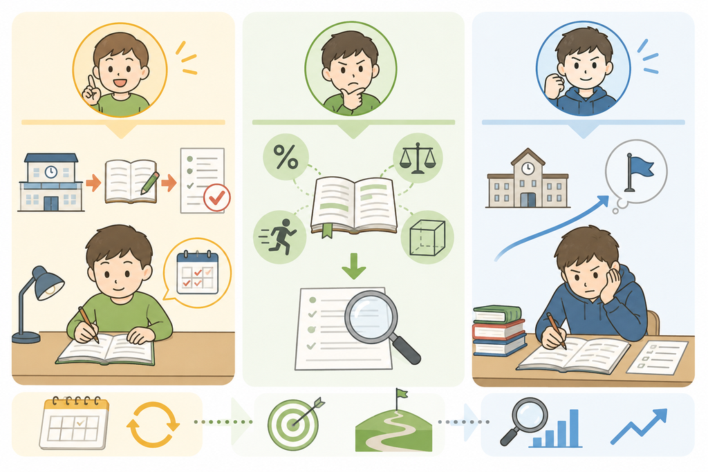 学年別|日能研でつまずきやすい場所