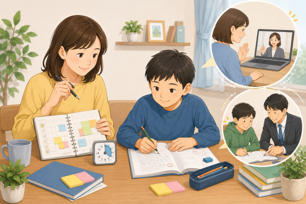 浜学園の宿題が終わらないときの保護者の関わり方と相談先