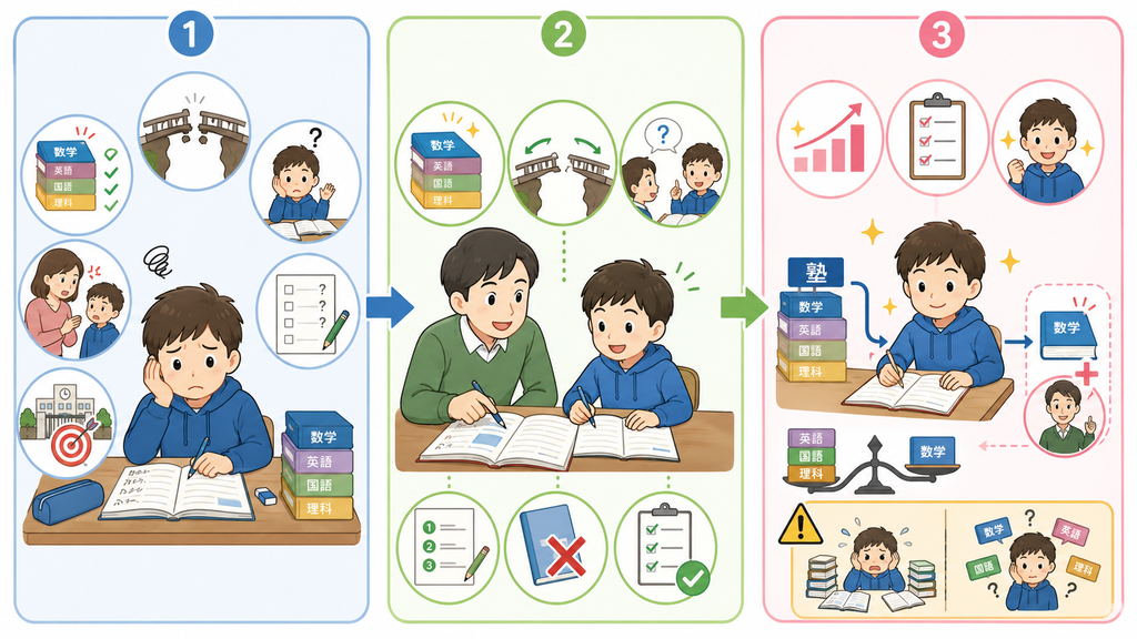 家庭教師・個別指導を検討する目安