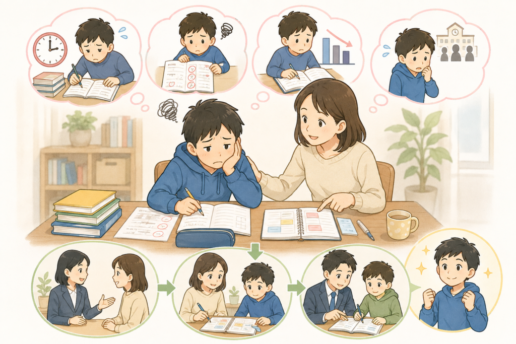入塾後に「合わないかも」と感じたときはすぐ辞めなくてもよい