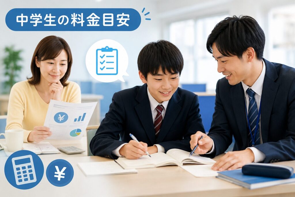 個別教室のトライ「中学生」のリアルな料金・月謝目安