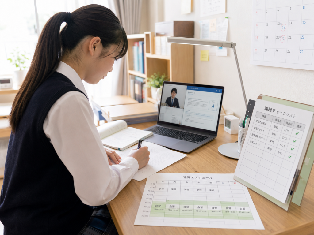 自習室がなくても自学が回っている家庭の3つの共通点