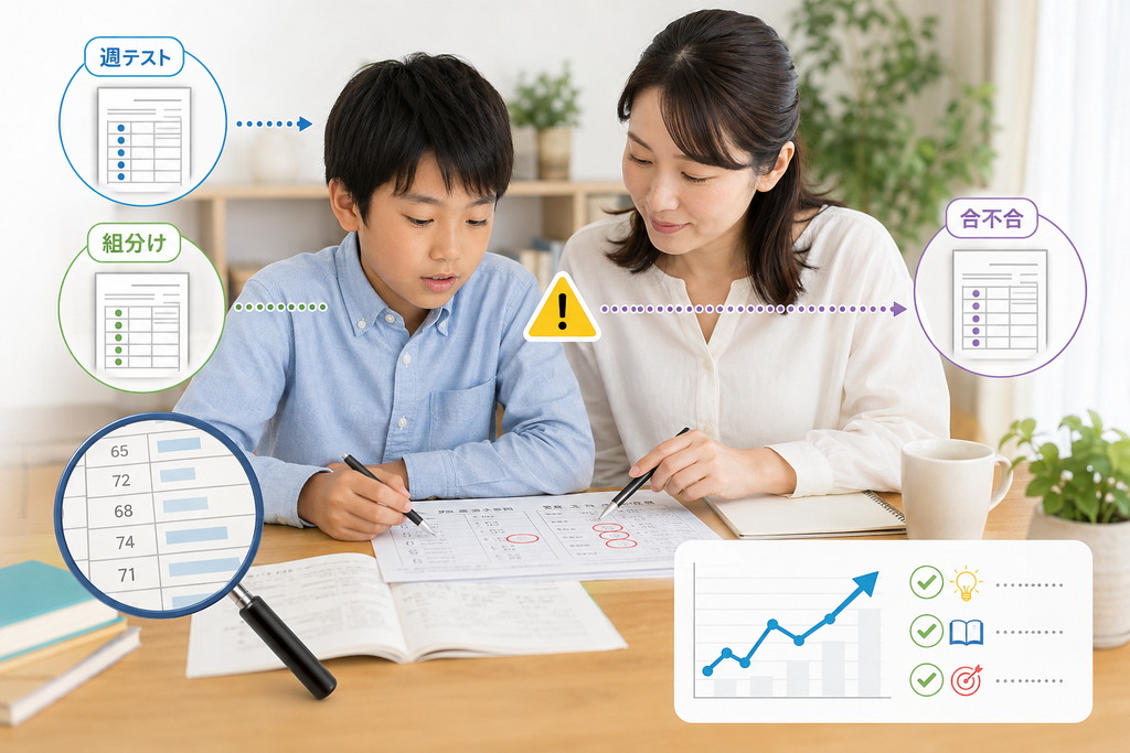 結論|四谷大塚で偏差値が上がらないときは「どの偏差値か」を確認する