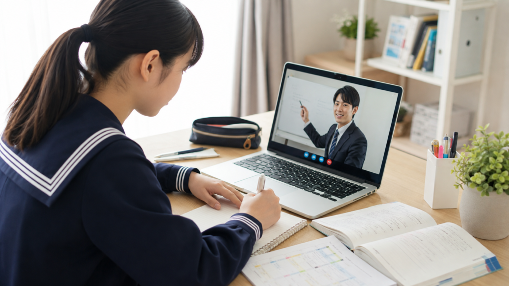 トライのオンライン個別指導塾の中学生コース（高校受験）の基本