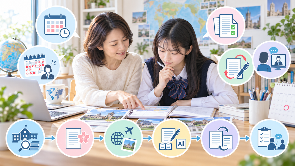 帰国子女の総合型選抜はいつから?準備時期を逆算